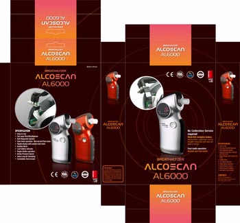 New AL6000 Breathalyzer Packaging For 2008